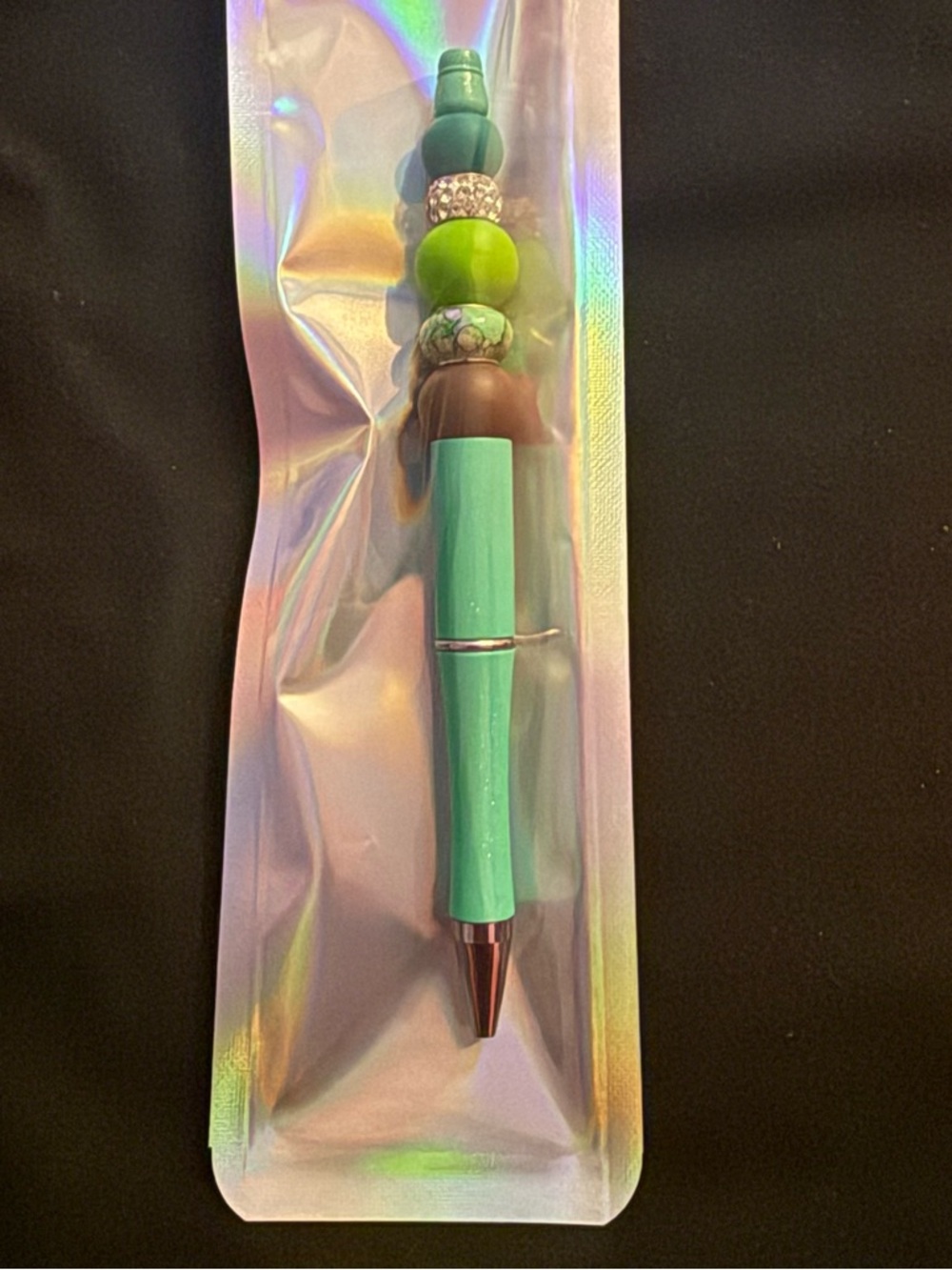 Beaded Turquoise Decorative Ballpoint Pen